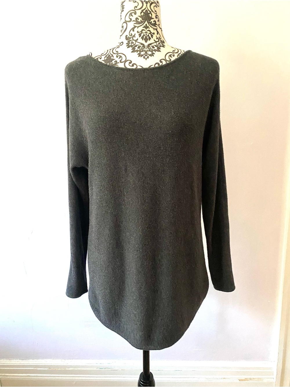 Michael Kors Heather Grey Crewneck Knit Sweater/Tunic Size S